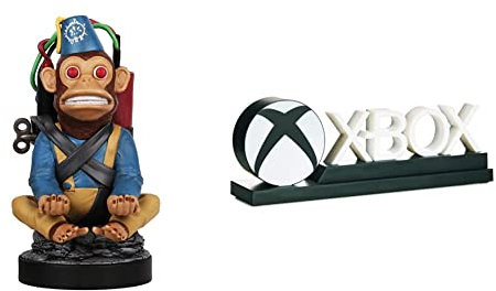 Cable Guys - Call of Duty Monkey Bomb Gaming Accessories Holder & Phone Holder for Most Controller & Phone & Paladone Xbox Icons Light, Officially Licensed Merchandise