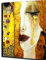 PAMMUQ Peinture par numéro Kits Adultes s Baiser aux larmes d'or de Gustav Klimt Famille décoration Murale Peinture Acrylique Jouets à peindre cadeaux -sans cadre