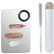 Korean Makeup Spatula Set, Professional Stainless Steel Makeup Spatula With Transparent Acrylic Palette,Picasso Foundation Makeup Set