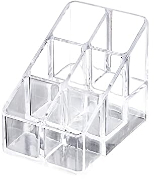 MAGICLULU Transparente Aufbewahrungsbox Für Kosmetik Acryl Lippenstifthalter Und Make-up Organizer Für Lippenstifte Nagellack Und Mehr Für Einen Ordentlichen Schminktisch
