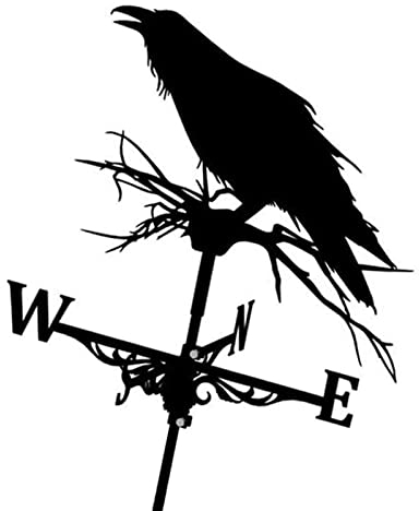 Wetterfahne für Gartenstecker Retro Wetterfahne Edelstahl Kreative Esel Windfahne Schmetterling Hund Bär Windrichtungsanzeige für Hof Cupolas Bauernhof Schuppen