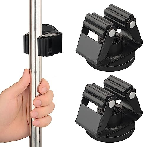 MUTUACTOR Porte - balai à balai magnétique,balai magnétique robuste pour outils de garage,garage cuisine buanderie rangement et organisation porte - balai puissant pour(2pc)