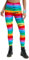 sissycos Damen 80er Neon Leggings Pants, Yoga Druck Print Bequem Fauen Laufhosen(Inklusive Stolz Pinselstriche,L)