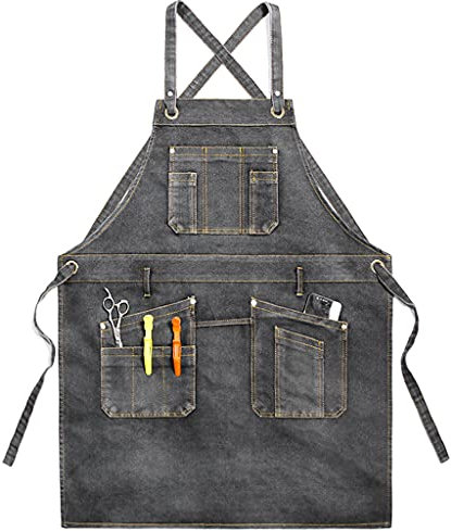 Zxfdsfdbnm Delantal de cocina ajustable de 75 cm para cocina y hornear