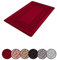 ZIYA HOMES Door Mat, Machine Washable Soft Doormats 40 X 60 cm, Non-Slip, Indoor, Red