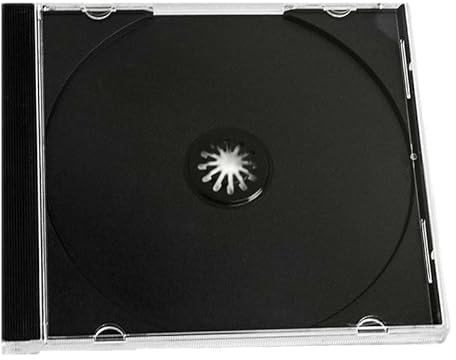 RIVERMEDIA 10 X Premium Single CD Jewel Cases with Black Tray 10.4mm Spine Pre-Assembled (18032)