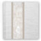 Album photo de communion 24 x 24 cm de 20 pages libres et photos à coller | Album photo première communion Communion de 20 pages et papier de soie (calice croix et épis de blé stylisés)