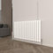 T&K 600x1003mm Horizontal Radiator White Oval Column Radiator Single Panel Designer Radiator Modern Central Heating Rad