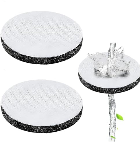 2 Pezzi Microdisc Filtri per bottiglia di filtro acqua Brita, filtro ai carboni attivi in gusci di cocco, riduce cloro, microparticelle, batteri, micro dischi filtro acqua per bottiglia d'acqua Brita