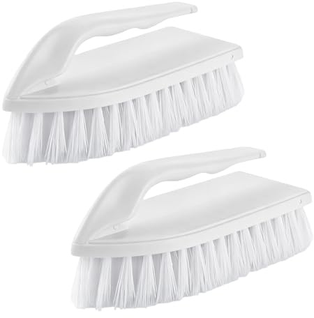 HAFRILY 2Pcs Soft Brush Top Cleaner for Convertible Effortless Scrubbing Brush with Handle Multifunctional Soft Brush for Cars Motorbike Clothes Shoes Curtains Cleaning