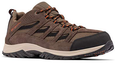 Columbia Chaussures de randonnée Crestwood pour Homme, Marron Camouflage/Vague de Chaleur, 12 Wide