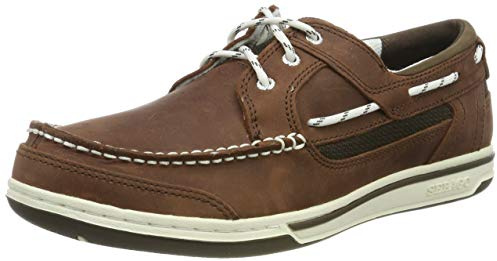 Sebago Herren Triton Three Eyelets NBK Bootschuhe, Braun (Brown-DkBrown 983), 44 EU