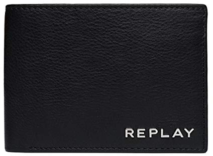 Replay Herren Fm5160.000.A3146 Geldbörse Schwarz (Black)