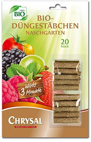 Chrysal Bio Naschgarten Düngestäbchen 20 Stück