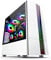 HDYD Caso di Gioco Bianco, Mid-Tower PC Gaming Caso M-ATX/ITX - Front I/O USB 3.0 Pannelli Port -Trasparente Supplementari - 8 Fan di Posizione - Water-Cooling Pronto