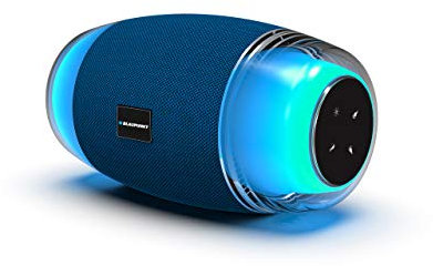 Blaupunkt - MP3915-591 - Bluetooth-Lautsprecher - LED-Lautsprecher - 14 W - Transparent-Blau