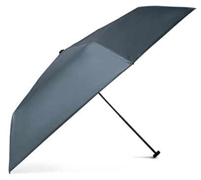 PARIMEX Paraguas mini plegable mujer Ultraligero (sólo 115 gr.) SUN&RAIN. Protección solar SPF 50+ PLUS. Sistema Anti-viento (Wind Proof). Apertura manual. (Verde azulado)