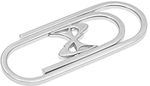 K JEWELS - Cash Geldklammer mit PC Logo Herren aus 925 Silber Smart Line