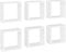 vidaXL 6X Würfelregal Wandregal Hängeregal Cube Lounge CD Regal Dekoregal Bücherregal Schweberegal Wandboard Regalwürfel Weiß 30x15x30cm