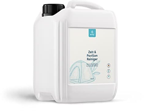 eco:fy Zelt und Pavillon Reiniger Zeltreiniger für natürliche und synthetische Fasern Löst Verschmutzungen Grünbelag Stockflecken (2,5 Liter)