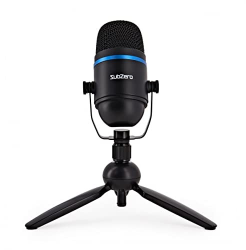 SUBZERO Compact USB Desktop Microphone for Streaming And Gaming