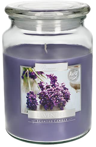 KOTARBAU® Duftkerze Duft Groß im Glas mit Deckel Lavendel Geschenkidee Aromatherapie Dekorations-Kerzen Brenndauer bis zu 100 Stunden