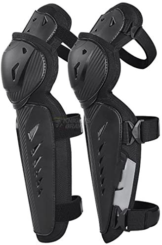 Hcclijo Rodilleras de protección de la rodilla de la motocicleta Motocross rodilla anti-caída reflectante Moto protección KP01 rodilleras