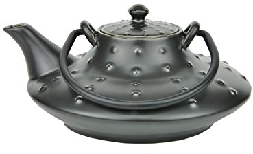 MamboCat Japanische Teekanne Keramik Honshu mit Metallhenkel 0,7l anthrazit - Jameson & Tailor 3540