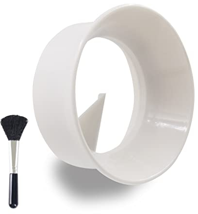 SHANGFEI Dosing ring for moka pot,Coffee powder filler funnel,Anti-flying powder,Moka pot accessories (55mm for 1-3cup moka pot)