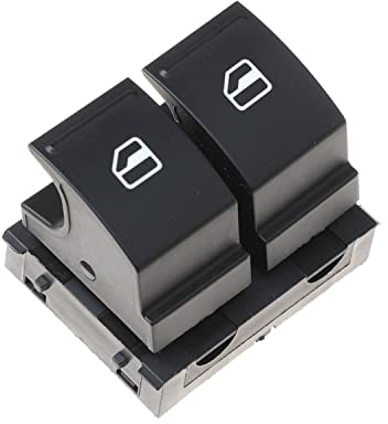 GEEANDLY Fensterheber Schalter Fensterheberschalter 1K3959857 Kompatibel für Golf Mk5 Caddy für Passat Eos für Jetta