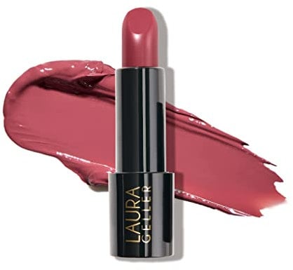 LAURA GELLER NEW YORK Modern Classic Lipstick - Real Rosy - Ultra-Rich Color - Luxurious and Lightweight (Cream Finish)