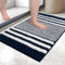 Biscpro Tapis de Bain,Tapis Salle de Bain Antidérapant Absorbant,Tapis de Bain Chenille Microfibre Moelleux,Lavable en Machine, 40 x 60 cm,Bleu Marine