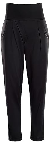 WINSHAPE Damen Lässige Hose Elegante Functional High Waist 7/8-baggy Pants Hp303 mit Core-Bund