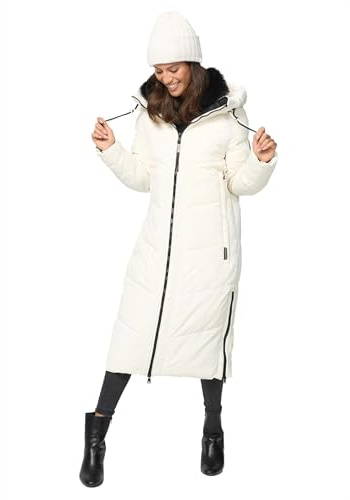 MARIKOO Damen Winterjacke Wintermantel Parka lange Winter Stepp Jacke B979
