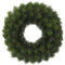 CREATIV green künstlicher Tannen-Kranz 42 cm I Weihnachtskranz mit 107 naturgetreuen Ästen I hochwertiger Tannen-Weihnachtskranz I Adventskranz künstlich I Türschmuck Weihnachtsdeko