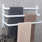 Handtuchhalter Bad ohne Bohren/Lochstanzen Towel Bar Wand Badezimmer Zubehör Set 50cm 3 Stangen Aluminium Handtuchstange für Badezimmer, Duschwand, Küche
