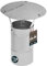 KOTARBAU® Schornsteinhaube verzinkter Stahl 110 mm Schornstein Regenhaube | Kaminabdeckung Schornsteinabdeckung Abdeckhaube Schornstein | Regenhaube für Schornstein | Schornsteine Regenschutz Regenhut
