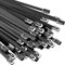 OFFO Edelstahl Kabelbinder, 30 Stk., Metall Rostfrei 500mmx4,6 mm, Schwarz UV Beständig, Stahl für Kabelmanagement