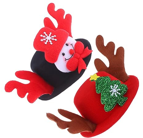 HAPINARY 2st Wintermützen Für Hunde Haustier Weihnachtsmütze Weihnachts-Haustier-Cosplay Hund Weihnachtsmann Mütze Hund Katze Weihnachten Kopfbedeckung Lieferungen Der Hund