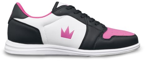 Brunswick Lady Fanatic Womens Bowling Shoes (Black/Pink, US Footwear Size System, Adult, Women, Numeric, Medium, 8)