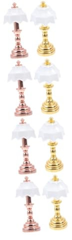 UPKOCH 8pcs Creative Mini Lamp Miniature Led Light Decorative Mini Light for Diy House Decor