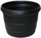Trifibre | Classic Roto Moulded 86cm Heavy Duty Outdoor Planter (Black) | Large Plant Pot 275L | Frost Proof & UV Resistant | Lightweight Outdoor Planter for Gardens, and Patios