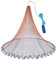 Fischernetz Wurfnetz zum Fischen aus Nylon Angelnetze mit Sinker Handwurf Fishnets Durchmesser von 1,8 Meter bis 7,2 Meter Geeignet für Flüsse und Seen （6,0 m