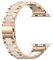 Wearlizer Compatible with Apple Watch Band 38mm 40mm 41mm Fashion Wristband Women, Stainless Steel and Resin Replacement Metal Clasp for iWatch Ultra 2/Ultra/SE/10/9/8/7/6/5/4/3/2/1-RoseGold+Starlight