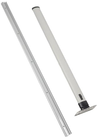 RASTKY Pied de Table Pliable Amovible de 730 Mm/28,7 Pouces, en Alliage d'aluminium, pour Camping-Car, Camping-Car et Fourgonnette