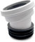 CranPlas | 14 Degree Angle Pan Connector | Leak-Proof Toilet Waste Pipe | Universal UK Fit | Durable & Easy to Install | Long Lasting