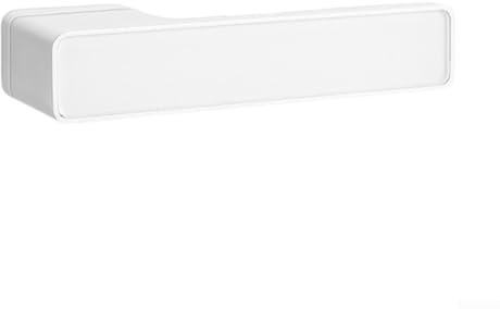 Verrou de porte magnétique à ventouse, design moderne, parfait pour les espaces intérieurs et les chambres (blanc)