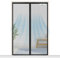 SCREEN DOOR Fliegengitter Balkontür 85x230cm | Hochwertiges Magnetisches Fliegengitter Tür, Insektenschutz, Einfache Montage – Schwarz