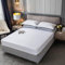 JIANINGHOME Spannbetttuch 150x200 Weiß Spannbettlaken Baumwolle mit Einem Gummizug - von Premium Qualität/Spannbetttuch Jersey mit Schönen Farben