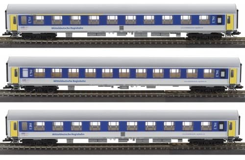 Tillig 01097 TT 3er Set Personenwagen, Mitteldeutschen Regiobahn, Ep. VI